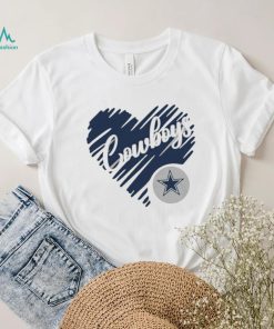 Heart Dallas Cowboys logo shirt