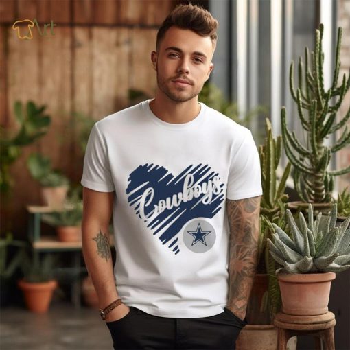 Heart Dallas Cowboys logo shirt