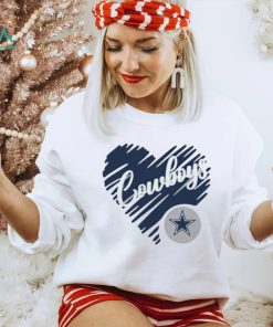 Heart Dallas Cowboys logo shirt