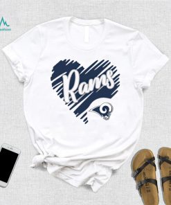 Heart Los Angeles Rams logo shirt