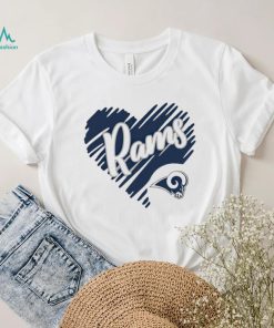 Heart Los Angeles Rams logo shirt