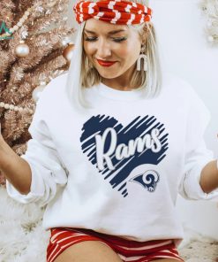Heart Los Angeles Rams logo shirt