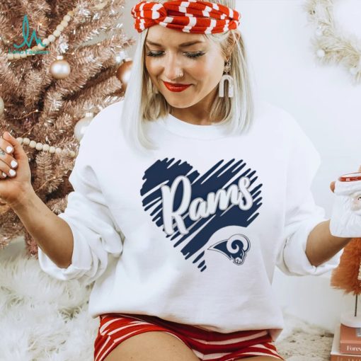 Heart Los Angeles Rams logo shirt
