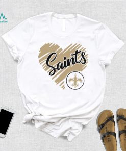Heart New Orleans Saints logo shirt