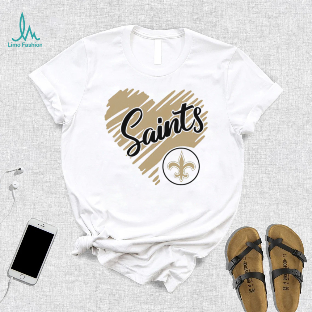 Heart New Orleans Saints logo shirt Heart New Orleans Saints logo shirt