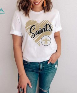 Heart New Orleans Saints logo shirt