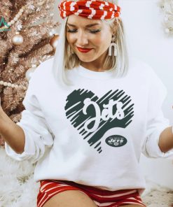 Heart New York Jets logo shirt