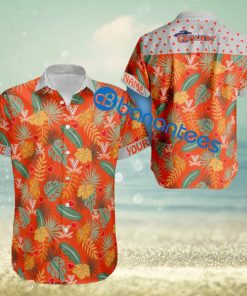 Heart Pattern Virginia Cavaliers Custom Name Hawaiian Shirt