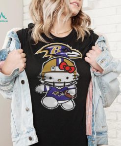 Hello Kitty Baltimore Ravens Shirt