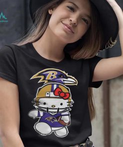 Hello Kitty Baltimore Ravens Shirt