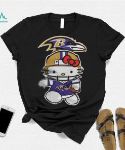 Hello Kitty Baltimore Ravens Shirt