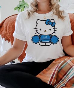 Hello Kitty Detroit Lions Cheerleader shirt