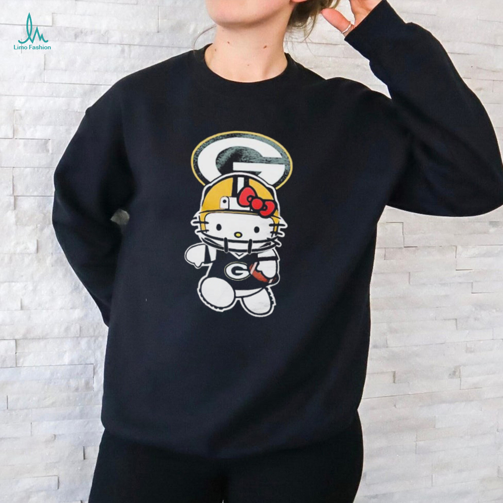 Hello Kitty Green Bay Packers Football Shirt Hello Kitty Green Bay Packers Football Shirt