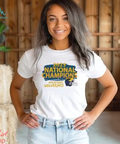 Helmet 2023 National Champions Michigan Wolverines Shirt