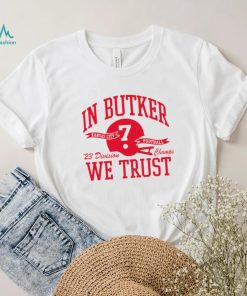 Helmet Kansas City Chiefs in butker we trust shirt