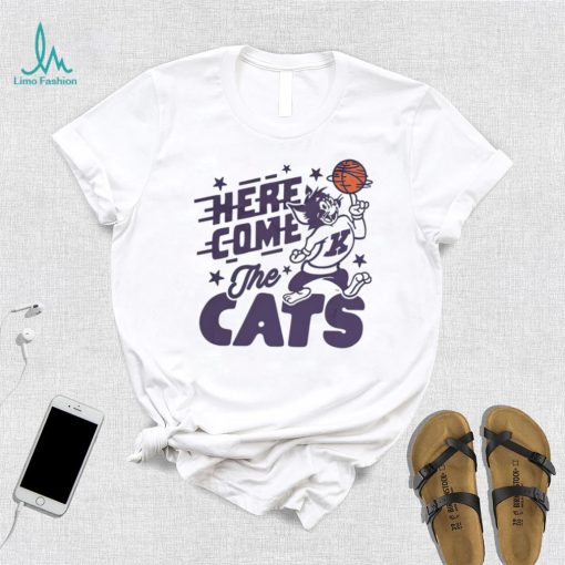 Here come the cats Kansas State Wildcats basketball shirt