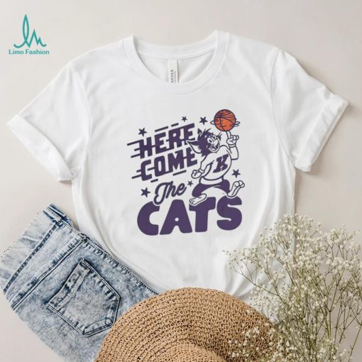 Here come the cats Kansas State Wildcats basketball shirt
