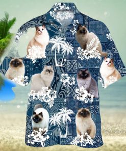 Himalayan Hawaiian Shirt Cat Lover Summer Gift For Men Women Beach