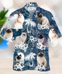 Himalayan Hawaiian Shirt Cat Lover Summer Gift For Men Women Beach