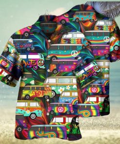Hippie Bus Colorful Style Hawaiian Shirt