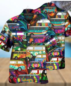 Hippie Bus Colorful Style Hawaiian Shirt