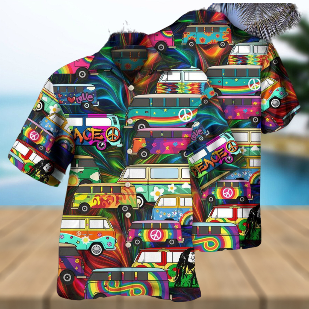 Hippie Bus Colorful Style Hawaiian Shirt Hippie Bus Colorful Style Hawaiian Shirt