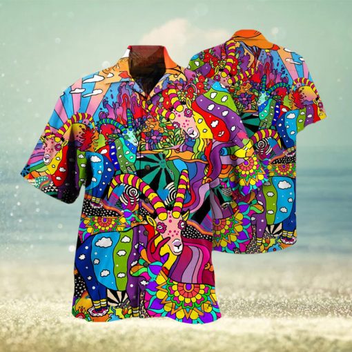 Hippie Deer Peace Love Life Color Amazing Hawaiian Shirt