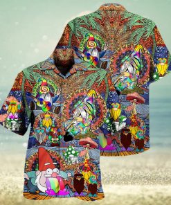 Hippie Gnome Peace Life Color Hawaiian Shirt