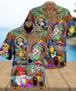 Hippie Gnome Peace Life Color Hawaiian Shirt