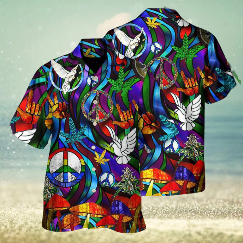 Hippie Is Peace Love Bird Life Style Hawaiian Shirt Hippie Is Peace Love Bird Life Style Hawaiian Shirt