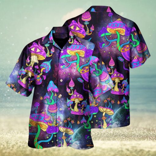 Hippie Mushroom Hippie Life Lover Hawaiian Shirt