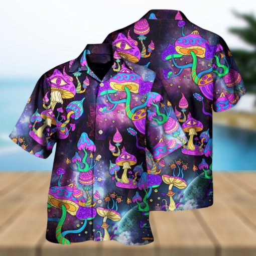 Hippie Mushroom Hippie Life Lover Hawaiian Shirt