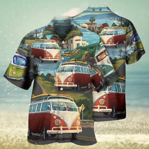 Hippie Van Life Style Love Beach Hawaiian Shirt