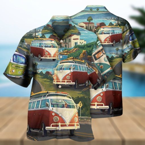 Hippie Van Life Style Love Beach Hawaiian Shirt