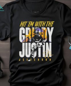 Hit em with the griddy justin Jefferson signatures 2024 shirt