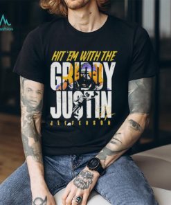 Hit em with the griddy justin Jefferson signatures 2024 shirt, hoodie, sweater, long sleeve and tank top Hit em with the griddy justin Jefferson signatures 2024 shirt