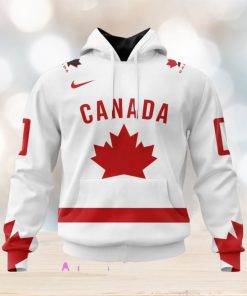 Hockey Canada Personalized Heritage White Hoodie