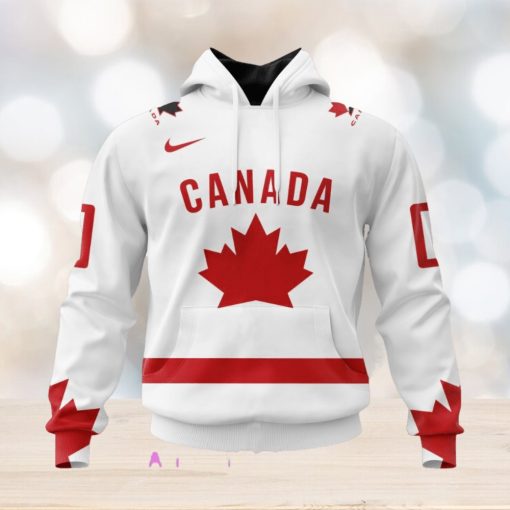 Hockey Canada Personalized Heritage White Hoodie