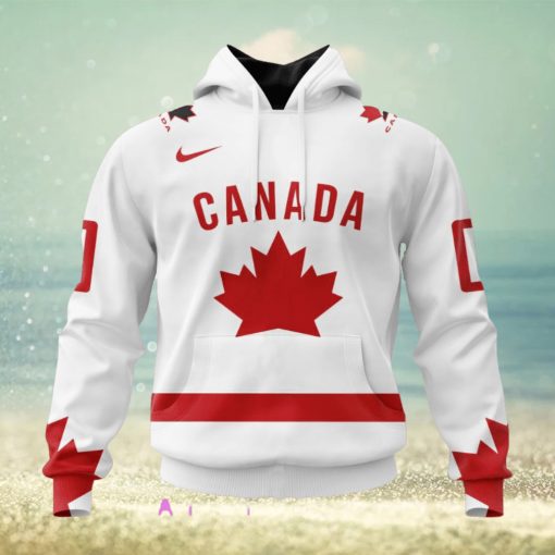 Hockey Canada Personalized Heritage White Hoodie