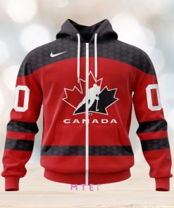 Hockey Canada Personalized Red Hoodie