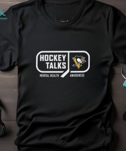Hockey Talks Mental Health Awareness Pittsburgh Shirt Unisex T Shirt Black M