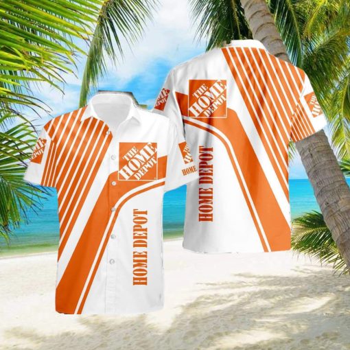 Home Depot Logo Shirt Ideas Gift Hawaiian Shirt Striped Style