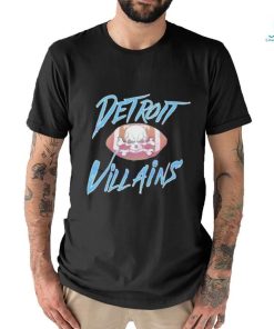 Horror Detroit Villains Football Skull 2024 shirt