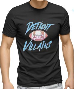Horror Detroit Villains Football Skull 2024 shirt