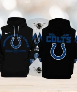 Hot Trending Indianapolis Colts Nfl Throwback Black 3d Hoodie