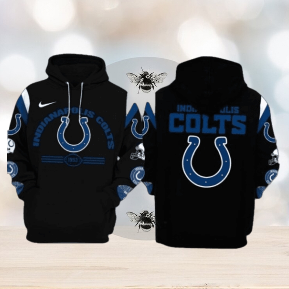 Hot Trending Indianapolis Colts Nfl Throwback Black 3d Hoodie Hot Trending Indianapolis Colts Nfl Throwback Black 3d Hoodie