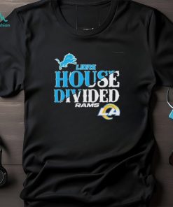 House Divided Detroit Lions vs Los Angeles Rams Logo shirt