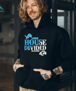 House Divided Detroit Lions vs Los Angeles Rams Logo shirt