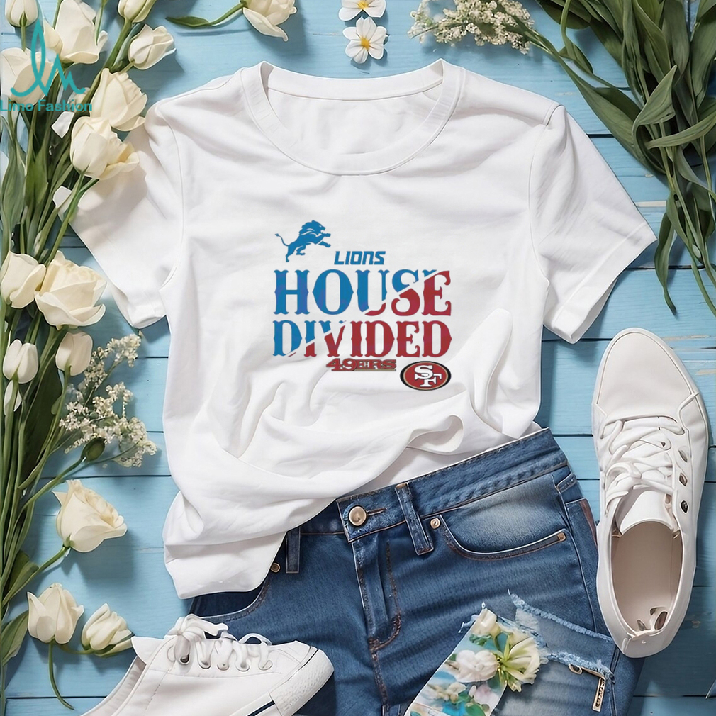 House Divided Detroit Lions vs San Francisco 49ers Shirt House Divided Detroit Lions vs San Francisco 49ers Shirt