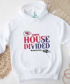 House Divided Kansas City Chiefs vs Baltimore Ravens Logo Shirt